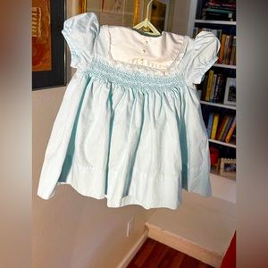 Polly Flinders - vintage 1960s dress with hand smocking.